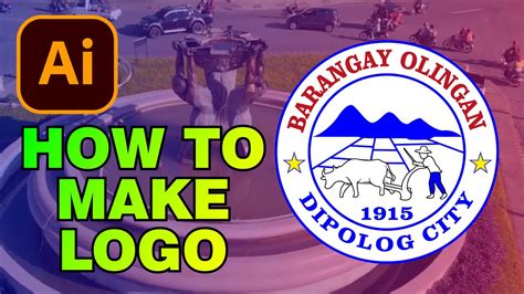 barangay logo design|Logo making (BRGY. OLINGAN, DIPOLOG CITY) using adobe .